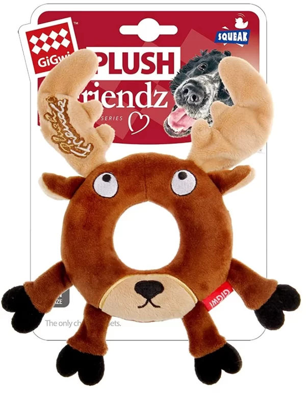 Gigwi Plush Friendz Venado M con forma de donut