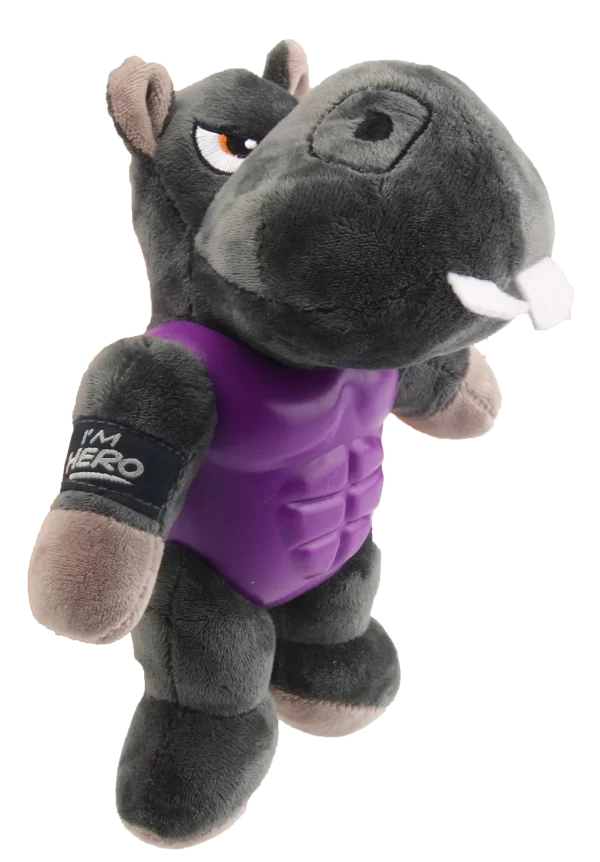 GIGwi Im Hero Plush Toy Hippo - Imagen 4