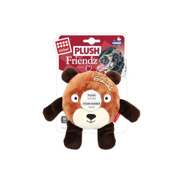 Gigwi Plush Friendz Oso M con forma de donut