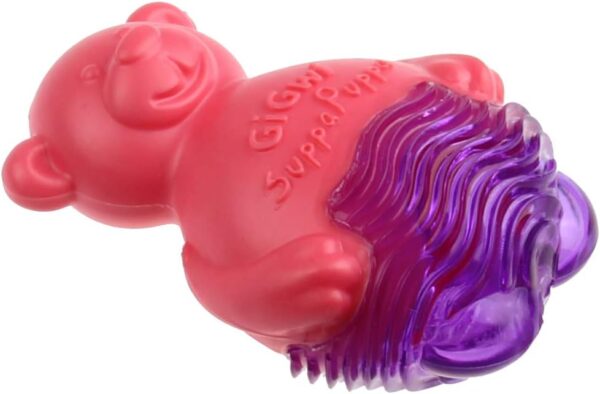 GIGWI SUPPA PUPPA OSO ROSADO/MORADO - Imagen 4