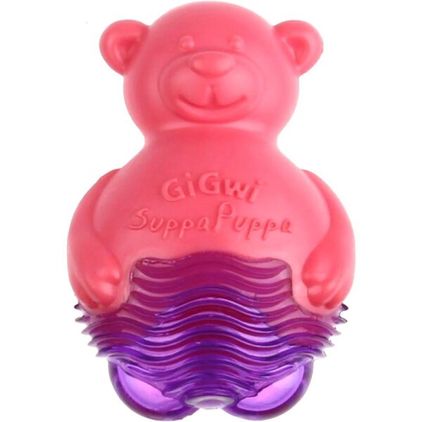 GIGWI SUPPA PUPPA OSO ROSADO/MORADO - Imagen 2