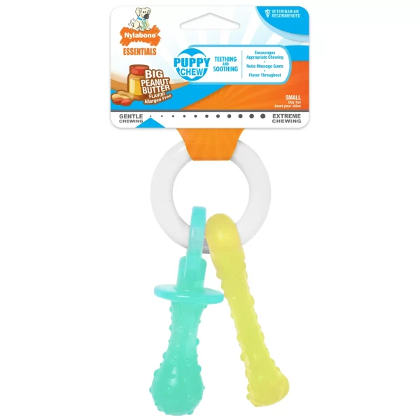 Nylabone Chupete para Cachorro Juguete Masticable Flexible