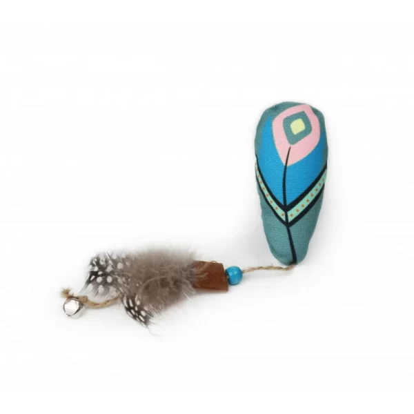 BRNX Maxi Toy Pluma Boho Celeste - Imagen 2